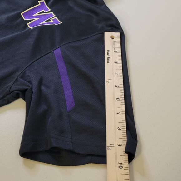 Under Armor Washington‎ Huskies Polo Shirt Black Men's Medium Embroidered Logo - Picture 8 of 9